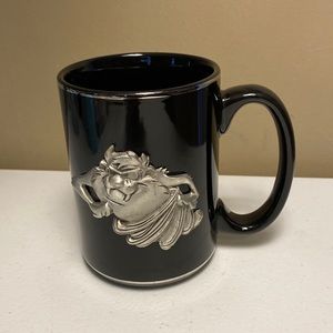 Pewter Taz Ceramic Black Coffee Mug